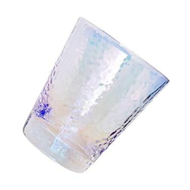 Imagem de BESTOYARD 2 Unidades vidro colorido de vinho irregular de saquê de vinho de vidro expresso copos taças de vinho Caneca de cerveja caneca de bebida de vidro colorida de água