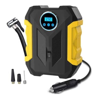 Imagem de Mini Compressor De Ar Digital Led Portátil Veicular Bomba
