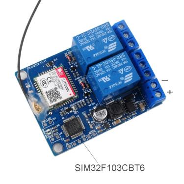Imagem de Módulo do interruptor do relé de controle remoto para estufa  bomba de oxigênio  SMS  GSM  SIM800C