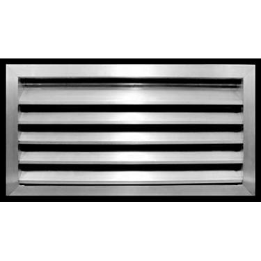 Imagem de HVAC Premium 61 cm L x 45,7 cm A - Ventilação externa de alumínio para paredes e espaço de rastejamento - Grade de ar resistente ao clima com tela de tela - [Dimensões externas 64 cm L x 40 cm A]