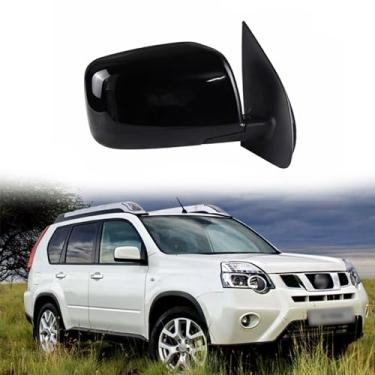 Imagem de Conjunto de espelho lateral do passageiro adequado para Nissan X-TRAIL T31 2007-2014 Nissan X-TRAIL T31 espelho retrovisor de carro ajuste de lente elétrica de substituição, aquecimento, câmera