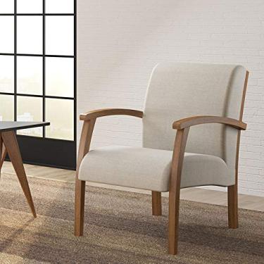 Imagem de Poltrona em Madeira Maciça Joice-volttoni - Nogueira