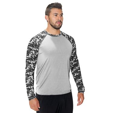 Imagem de Camisa Premium Proteção Solar Uv50+ Manga Camuflada Longa-Masculino