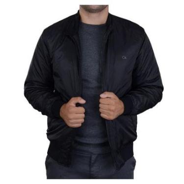 Imagem de Jaqueta Masculina Ogochi Nylon Casual Slim Preta - 027514002-Masculino