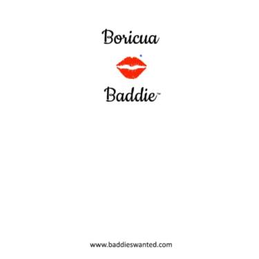 Imagem de Boricua Baddie (W): Caderno de presente forrado branco para bandidos, mulheres, adolescentes, meninas, boricuas, porto-riquenhos, latinas, hispânicos, latinX e pessoas de Porto Rico e do Caribe