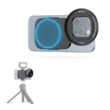 Imagem de Adaptador universal de filtro de lente magnética de 67 mm para iPhone 16 Pro 15 Pro 14 Pro 16 Pro Max 15 Pro Mx 14 Pro Max, anel de filtro de lente de telefone com parafuso de 0,6 cm e sapata fria