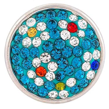 Imagem de Pingente de gengibre com fecho de flor, botão floral colorido, 20 mm, serve para pulseiras, colares, chaveiros, anéis femininos personalizáveis, Metal, encaixe