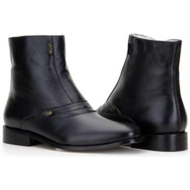 Imagem de Bota Masculina Cano Curto Couro Zíper Costura Capelli Boots-Masculino