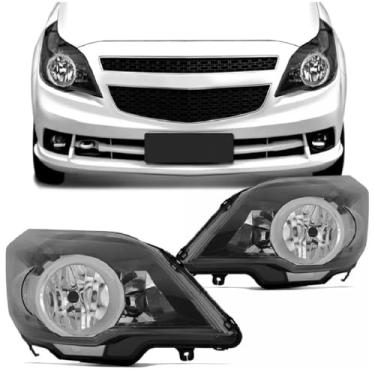 Imagem de PAR Farol Agile Máscara Negra 2009 2010 2011 2012 2013 2014