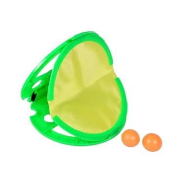 Imagem de Dynwave Conjunto de jogo de raquete de bola para crianças, jogo de arremesso e captura de bola para crianças, adultos, quintal, gramado, portátil, pai, filho, VERDE