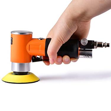 Imagem de ZHONG AN 2 mini lixadeira orbital de 7,6 cm lixadeira pneumática de dupla ação polidora de ar super suave e livre de redemoinhos para trabalho de carroceria
