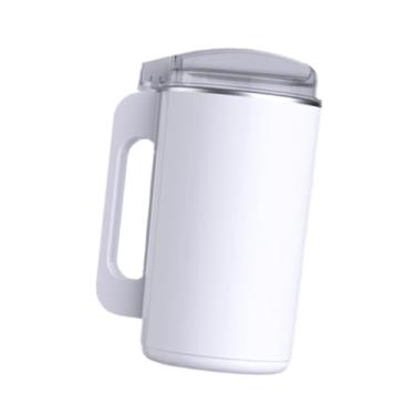 Imagem de Processador de alimentos Moedor de grãos de café Design de alça Tampa transparente Pequeno moedor de café expresso multifuncional Moedor de, Branco