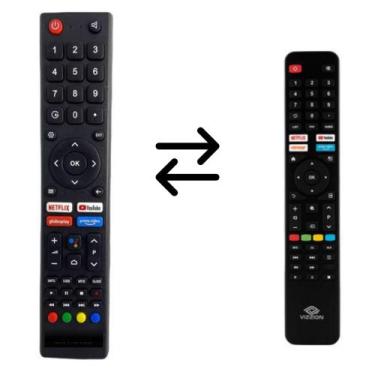 Imagem de Controle Remoto Universal Tv Led Compatível Tv Vizzion 32,43 E 50 POLE