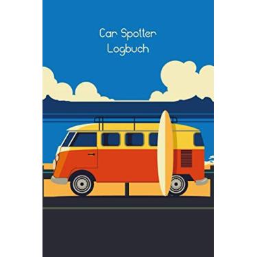 Imagem de Car Spotter Logbuch: Quartett Journal mit Zahlen & Fakten Guide für Automobile zum Selbstausfüllen - Sammler - Automobil-Fans - Camper - Mitbringsel für Männer Freunde - Geburtstagsgeschenk Kollege