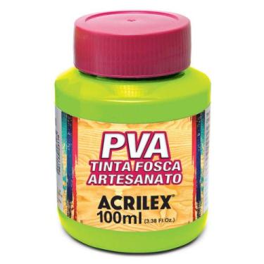 Imagem de Tinta Pva Fosca para Arte e Artesanato Acrilex 100ml - Cores Diversas,