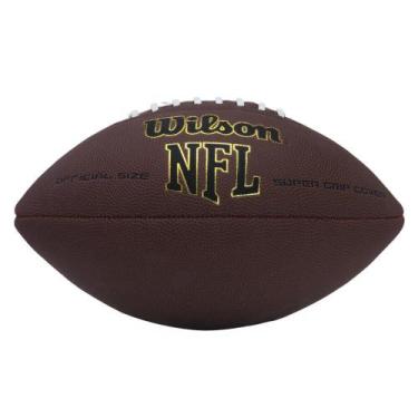 Imagem de Bola de Futebol Americano Wilson NFL Super Grip Preta e Dourada Tamanh