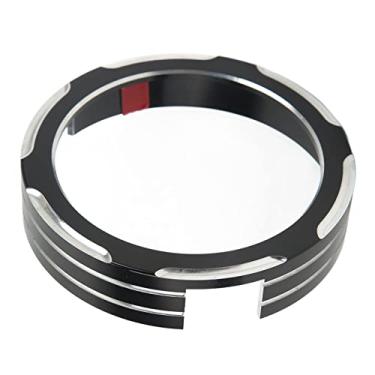 Imagem de Capa de Anel para Velocímetro de Motocicleta, Substituição de Liga de Alumínio Cnc para Rebel Cmx 300 500, Forte, Durável, Leve e Atraente, Preto (Tipo 1)