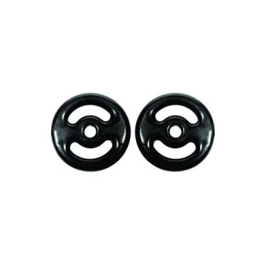 Imagem de KIT Anilha Revestida 10 kg - 2 unidades de 10 kg - Preto - Fitness Bra