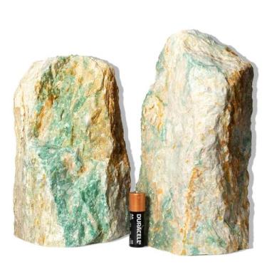 Imagem de 10 Jadeita Pé Serrado Natural 1 a 2 Kg 15 a 20cm Tipo B - CristaisdeCu
