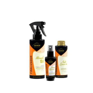 Imagem de Kit Sense  Soft Leave in + Shine Repair Óleo + Miracle 10x1  - Sense B