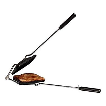 Imagem de Sanduicheira, torradeira, frigideira, revestimento antiaderente, sanduíche, a gás, torradeira de mão, sanduicheira quente, tamanho da prensa Panini, 38 x 13 cm