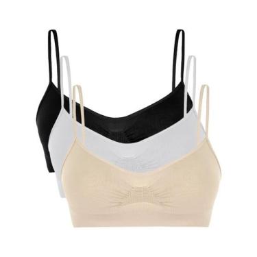 Imagem de Kit com 3 Tops sem Aro e sem Bojo Loba 41100-001 - LUPO, M