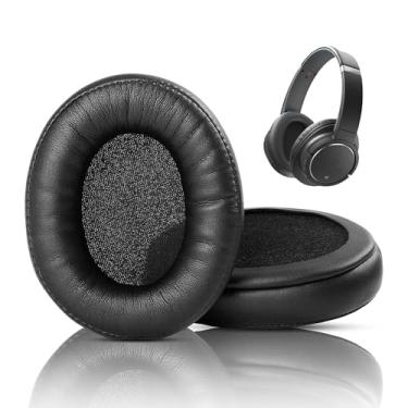 Imagem de HTINDUSTRY Almofadas de substituição para fones de ouvido Sony MDR-ZX770BN MDR-ZX770BT MDR-ZX780DC Almofadas auriculares com couro proteico mais macio/espuma de memória