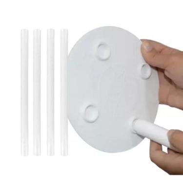 Imagem de BASE DE SUSTENTAÇÃO (20 cm) + 4 VARINHAS PARA BOLO BLUE STAR