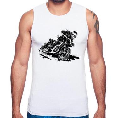 Imagem de Regata Motocross - Foca na Moda, Branco, GGG