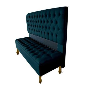 Imagem de Kit Cabeceira + Recamier Baú Iza Para Cama Box Casal Padrão 138 Cm - S