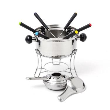 Imagem de Aparelho Conjunto Fondue jogo 10 peças 1 litro inox - Imporiente