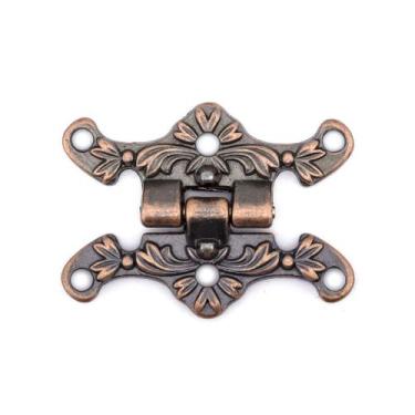 Imagem de Dobradiça Butterfly 4 Peças Metal Zamac Decoração Artesanato Caixas Md