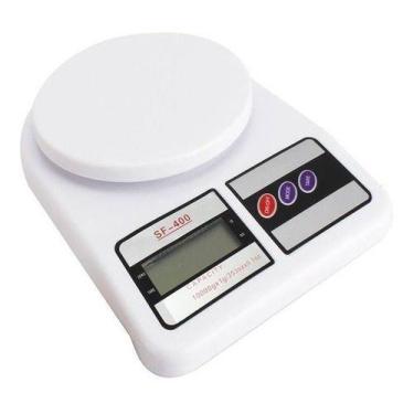 Imagem de Balança Digital Cozinha Até 10kg Alta Precisão Alimento . - oem, Branc