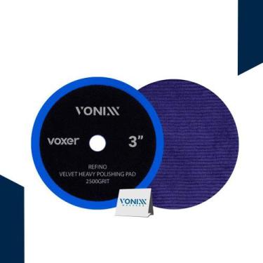 Imagem de Boina vonixx veludo azul refino 3" - VONIXX - CAR CARE PRODUCTS