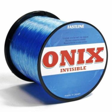 Imagem de Linha Monofilamento Onix Invisible 500 metros Azul  FastLine 0,43mm - 
