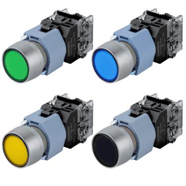 Imagem de Botão Comando Completo 3SB7 – Siemens | Preto 1NA Cód. 3SB7130-0AB10-1BA0