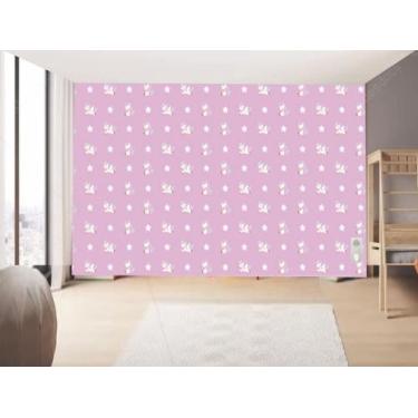 Imagem de Papel de Parede Infantil  Unicornios  (folha med. 90x300 cm) - Decor A