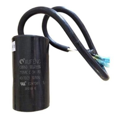 Imagem de Capacitor Lavadora Schulz Hidrolav 2000w 127v 90uF 250VAC