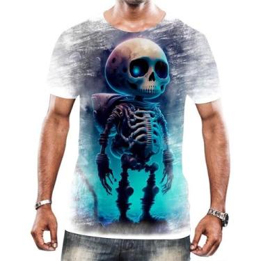 Imagem de Camiseta Camisa Arte Tumblr Esqueletos Caveira Ossos Moda 7 - Enjoy Sh