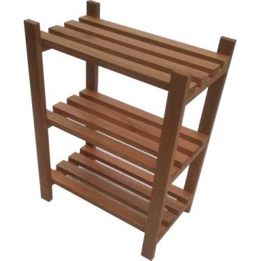 Imagem de Estante Modular 3 Prateleiras Madeira Maciça 65x50x29 cm Pintada NeonX