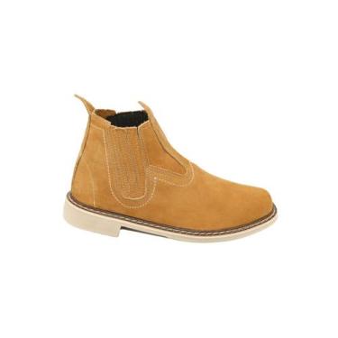 Imagem de Bota Botina Masculina em Couro Nobuk Castor Belton - Pé Na Estrada, 41