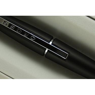 Imagem de Cross Executive Companion Edge Matte Back Barrel e extremamente polido Appointment Selectip com caneta esferográfica de tinta gel preta.