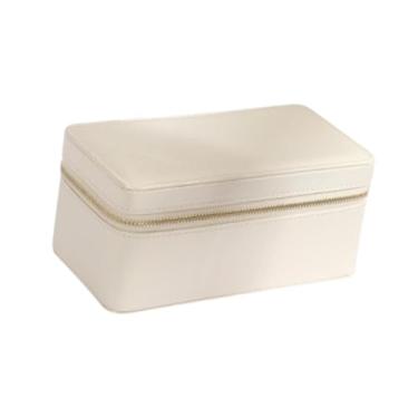 Imagem de Dynwave Caixa de armazenamento de relógio Caixa de joias Pulseira de jade Caixa de pulseira para lojas de varejo Aniversário Noivado Cômoda Casamento, Bege