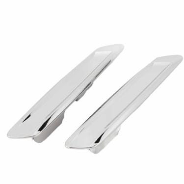 Imagem de 2 Peças Finalizador de Acabamento de Paralama Lateral 51137336645 Elegante Esquerdo Direito Cromado Painel de Paralama Frontal Marcador Finalizador