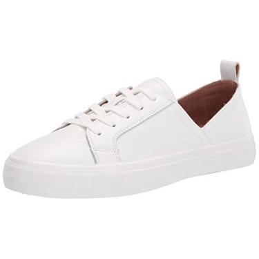 Imagem de Lucky Brand Tênis feminino casual Dansbey, Couro branco, 34