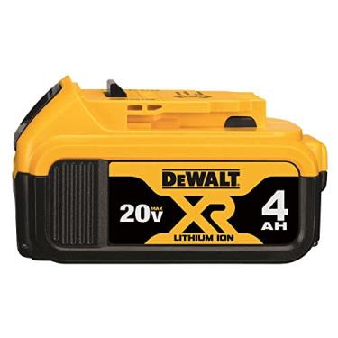 Imagem de Dewalt Bateria MAX Premium, Com Módulo de Íon de Lítio, Acessório com Indicador de 3 LEDs, 4Ah, Modelo DCB204, 20V