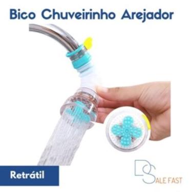 Imagem de Bico Chuveirinho Arejador Prolongador Retrátil Para Torneira Cozinha L