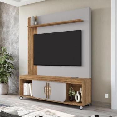 Imagem de Home TV 65 Polegadas Maldivas Cinamomo Off-White - CasaH