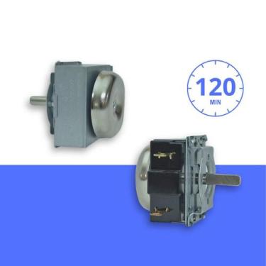 Imagem de Kit 2 Timer Temporizador Forno Elétrico Fogatti 120 Minutos - Armazém1