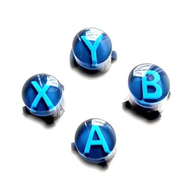 Imagem de Custom for Xbox Series S/X Controller ABXY Button Replacement Original, New for Xbox One Series X S Wireless Controllers Limited Edition, Multi-Color A B X Y Clear Crystal Key Buttons Set (Sky Cipher